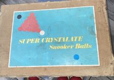 super crystalate snooker balls for sale  RADLETT