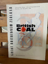 Used, Vintage 1989 Rugby League Program Great Britain V's New Zealand  for sale  Shipping to South Africa