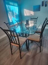 Glass table 6 for sale  Las Vegas