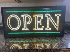 VINTAGE 70s/80s Light Box 25x12 Single Sided Open Pub Cafe Bar Sign for sale  Shipping to South Africa