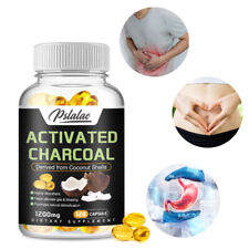 Activated Charcoal Capsules 1200mg - Detoxifying Cleanse, Digestive Support for sale  Shipping to South Africa