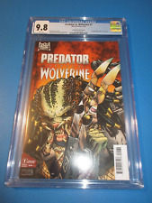 Predator vs Wolverine #1 McKone Predator Claws Variant 340 Homage CGC 9,8 QUASE PERFEITO/PERFEITO comprar usado  Enviando para Brazil
