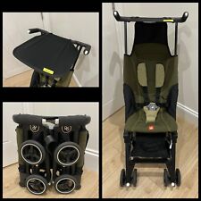 Used, GB Pockit Holiday Cabin Sized Stroller Buggy. 💚  Lizard Khaki Green 💚 for sale  BURY ST. EDMUNDS