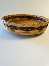 Beautiful Woven Handmade Lazy Susan Ella Borkholder 2004 Farmhouse for sale  Shipping to South Africa