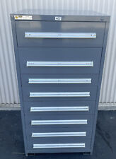 Stanley Vidmar 8-Drawer Industrial Tool Cabinets 30" X 27-3/4" X 59-1/4”grey for sale  San Bernardino