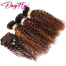 Short Weave Bundles Human Hair Brazilian Hair Weave Bundles Closure Jerry Curly for sale  Shipping to South Africa