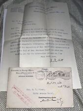 Carta 1896 Presidente de Relações Exteriores Congressista Hitt: General Cubano Dulce & Campos comprar usado  Enviando para Brazil