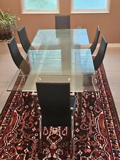 Glass extendable dining for sale  Winter Garden