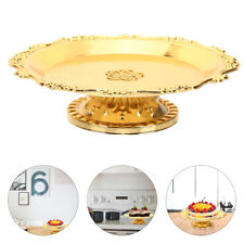 Cake plate gold for sale  Shipping to Ireland