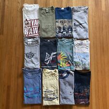 Usado, Lote de 12 camisetas masculinas tamanhos adultos vintage anos 2000 00 pacote atacado usado comprar usado  Enviando para Brazil