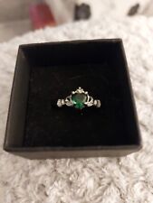 Green claddagh ring for sale  CLEETHORPES