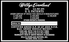 Willys overland truck for sale  Georgetown