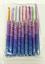 Ganchos de crochê, 9 tamanhos 2,25 a 6,5 mm ergonômico sereia agulha de crochê extra longa comprar usado  Enviando para Brazil