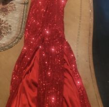 Red sequin maxi for sale  New York