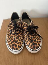 Vans size leopard for sale  NEATH