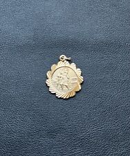 solid gold st christopher for sale  HALIFAX