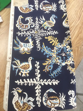 LARGE PRINTERS DESIGN 1950s WALLPAPER / FABRIC  DESIGN birds etc ! for sale  Shipping to South Africa