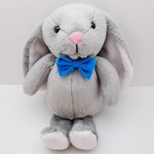 Orelha flexível coelho 10" brinquedo de pelúcia animal Páscoa Lovey cinza branco, usado comprar usado  Enviando para Brazil