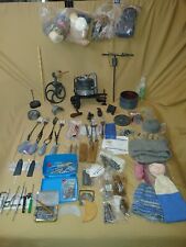 Huge Antique Gearhart Circular Sock Knitting Machine Lot Extras Tool Accessories for sale  Shipping to Canada