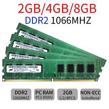 8GB 4GB 2GB PC2-8500 DDR2 1066MHz 240Pin DIMM Overclock Memory Micron FR, used for sale  Shipping to South Africa