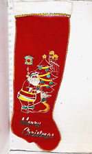 Vintage christmas stocking for sale  Gaylord