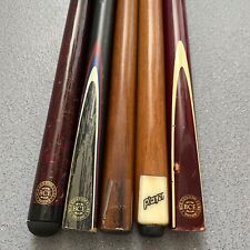 Used, X5 Vintage Snooker Cues, Jimmy White, Ronnie, BCE. 2 Piece Cues for Restoration for sale  BURY ST. EDMUNDS
