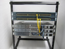 Cisco CCNA CCENT Lab Kit 3x2600XM 2x2960,3750 ICND  CCNA3  Free 14U 19" Rack for sale  Shipping to South Africa
