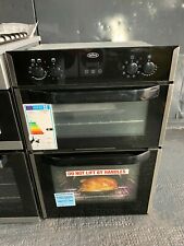 Belling BI90EFR Built in Double Electric Oven in Black with White Trim for sale  CARDIFF