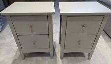 Grey wooden bedside for sale  BEACONSFIELD