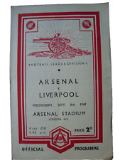1948 arsenal liverpool for sale  BEXLEY