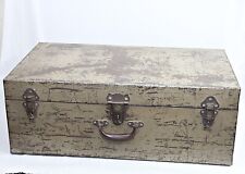 Old Vintage Hand Crafted Large Indian Metal Suitcase/Trunk/Chest/Box Collectible, used for sale  Shipping to South Africa