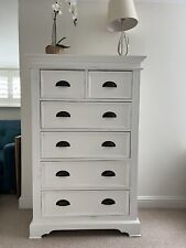 Chest drawers white for sale  PURLEY