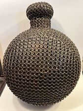 Used, Large Vintage Metal Mesh Wrapped Vase Jug Estate Find for sale  Shipping to South Africa
