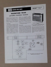 Regentone rer service for sale  IPSWICH