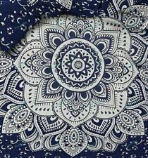 Indien Bleu Floral Mandala Couette Housse de Set Literie Coton Hippie Édredon comprar usado  Enviando para Brazil