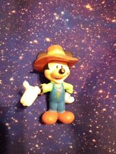 Usado, Figura de PVC vintage de Disney Farmer de Mickey Mouse juguete con tapa de pastel segunda mano  Embacar hacia Argentina