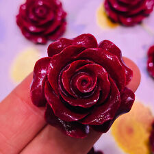 Flores de quartzo vermelhão natural crânio esculpido à mão reiki cura 1 peça comprar usado  Enviando para Brazil
