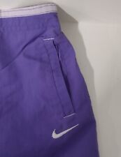 Pantalones de chándal vintage Nike forrados con bolsillos cremallera tobillos púrpura niñas 3T segunda mano  Embacar hacia Argentina