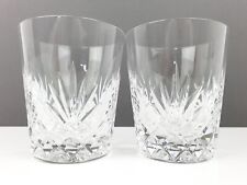 2 x Stuart Crystal Ludlow Pattern Flat Tumblers 9.4 cm H for sale  Shipping to South Africa