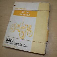 MF MASSEY FERGUSON 30 Tractor Parts Manual book catalog spare wheel farm list  d'occasion  Expédié en France