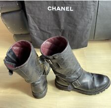 Chanel black leather for sale  Shipping to Ireland