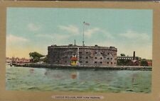 Usado, Cartão postal vintage Castle Williams New York Harbor Fort Governors Island NY comprar usado  Enviando para Brazil