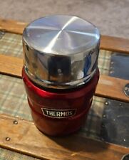 16oz Red Insulated Stainless Steel Food Thermos, great for hot or cold lunches for sale  Shipping to South Africa