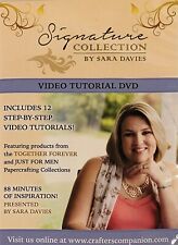 DVD em vídeo tutorial Crafters Companion Signature Collection Sara Davies, usado comprar usado  Enviando para Brazil