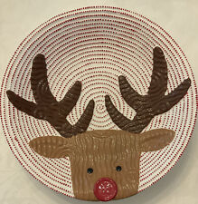 Mudpie reindeer bowl for sale  Quincy