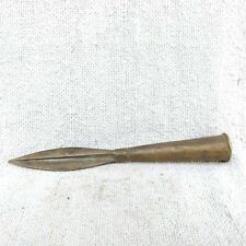 Used, Vintage Handcrafted Brass Spear Head Decorative Collectible 9.5" Long Old M87 for sale  Shipping to South Africa