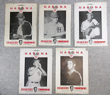 Lote de 5 fotos de beisebol cubanas Alerta Premiums 1949[?] Habana Leones Max Manning comprar usado  Enviando para Brazil