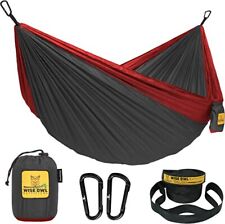 Used, Wise Owl Outfitters Camping Hammock - Portable Single or Double Hammock Camping- for sale  Shipping to South Africa