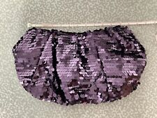 Purple sequinned clutch for sale  HARTLEPOOL