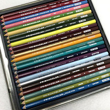 Juego de 48 lápices de colores Prismacolor Premier núcleo suave caja de lata surtidos colores segunda mano  Embacar hacia Mexico